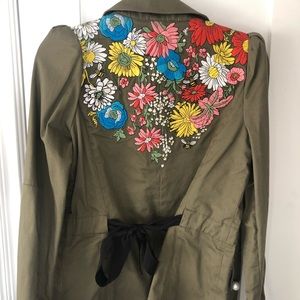 Huxley Jacket by Veronica Beard - Army Green Flora